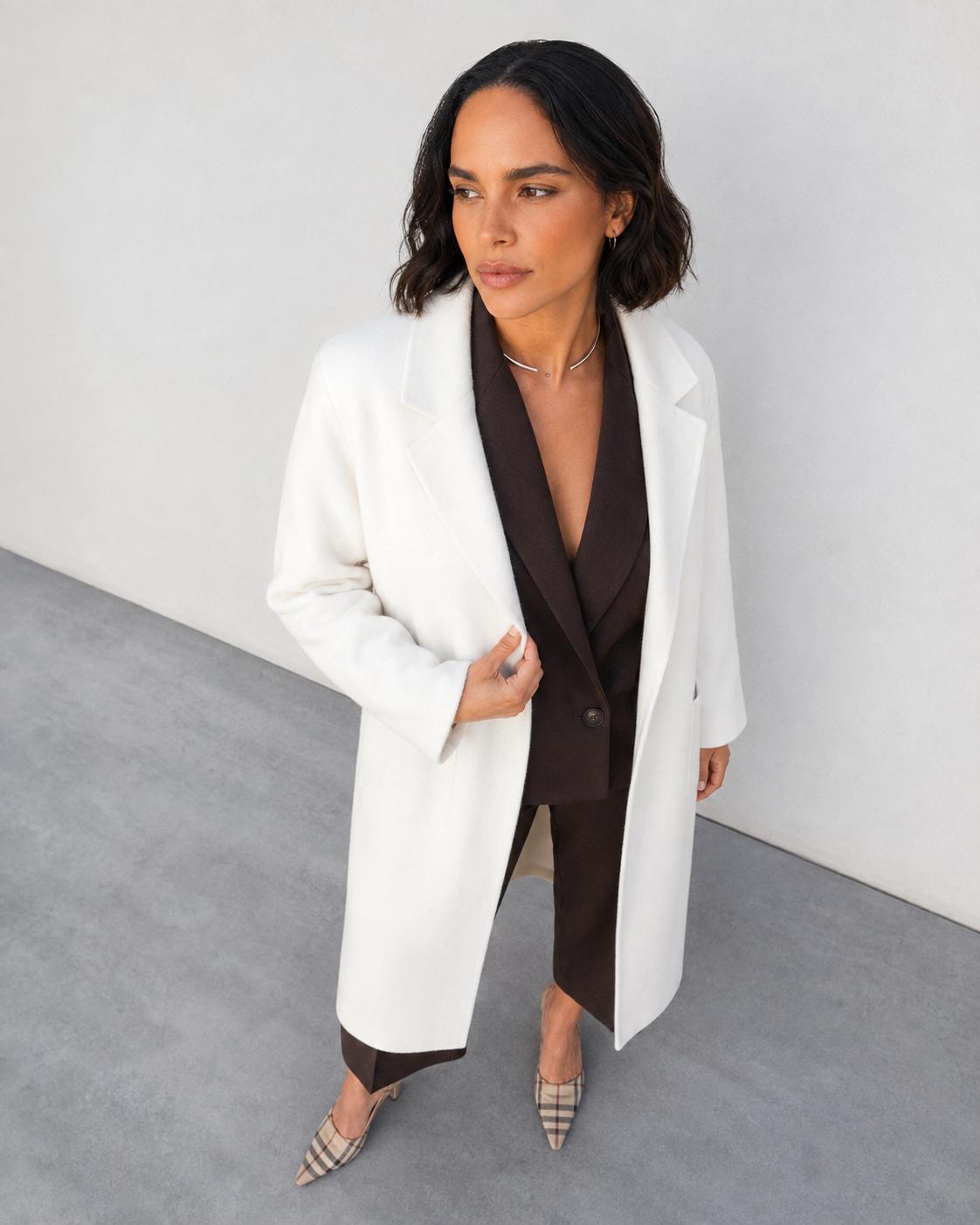 Abrigo Oversize Knit Beige