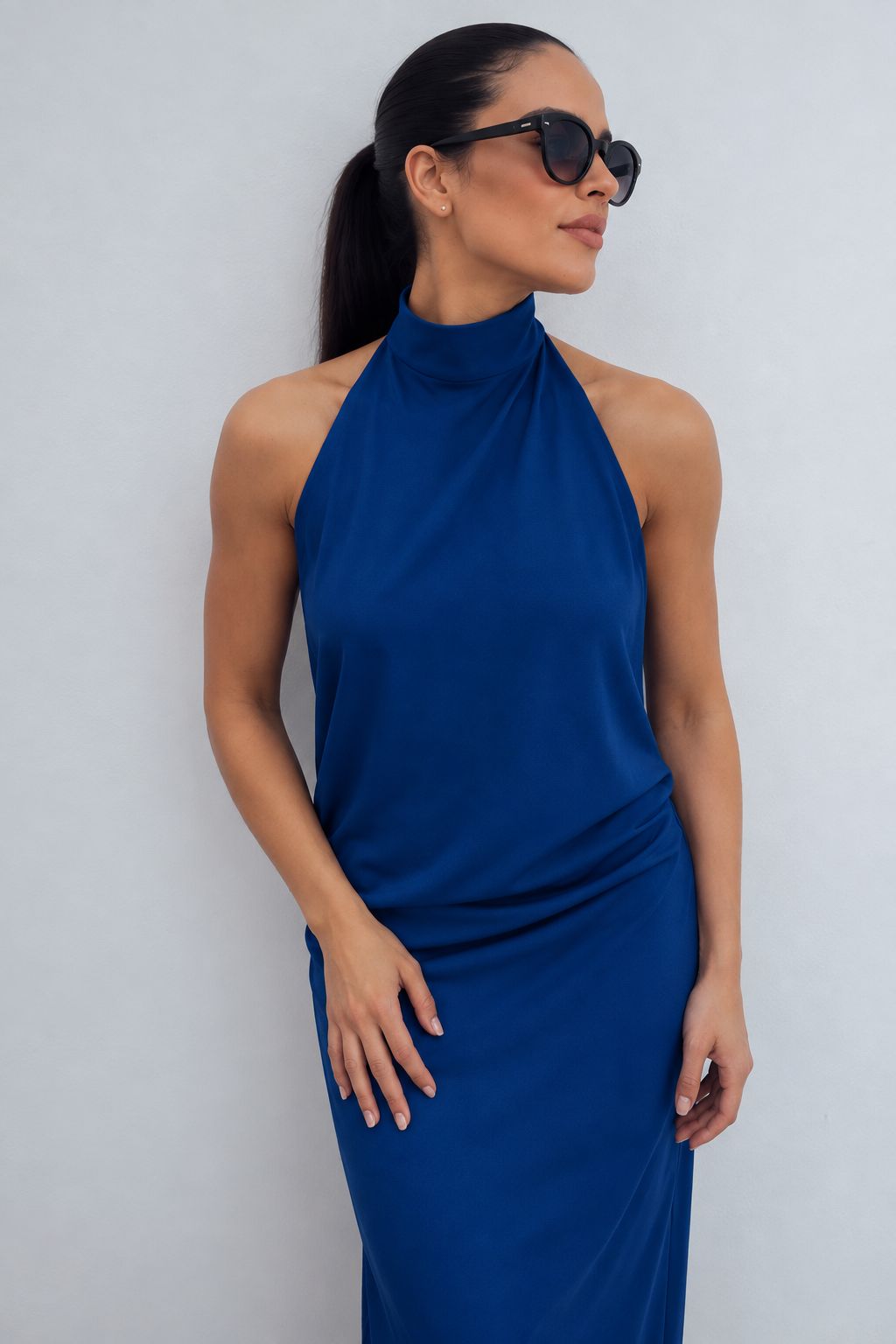 Vestido Halter Cobalt