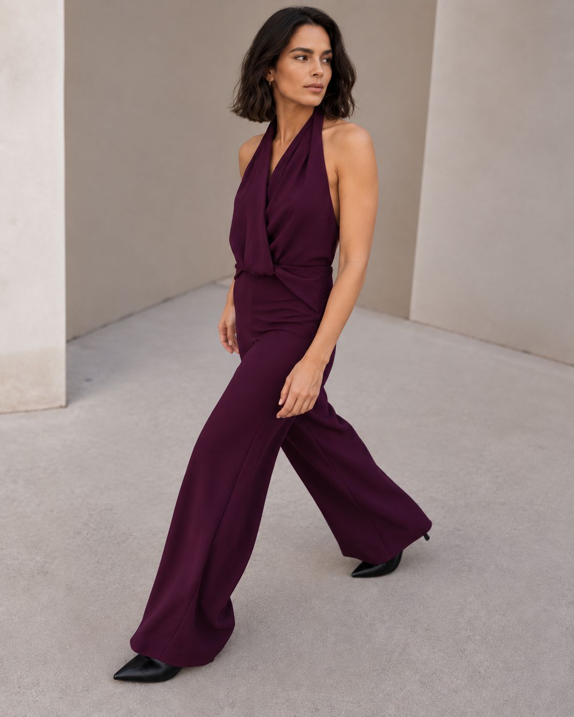 Halter Knot Jumpsuit