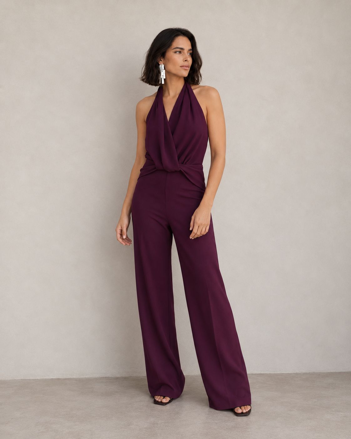 Halter Knot Jumpsuit