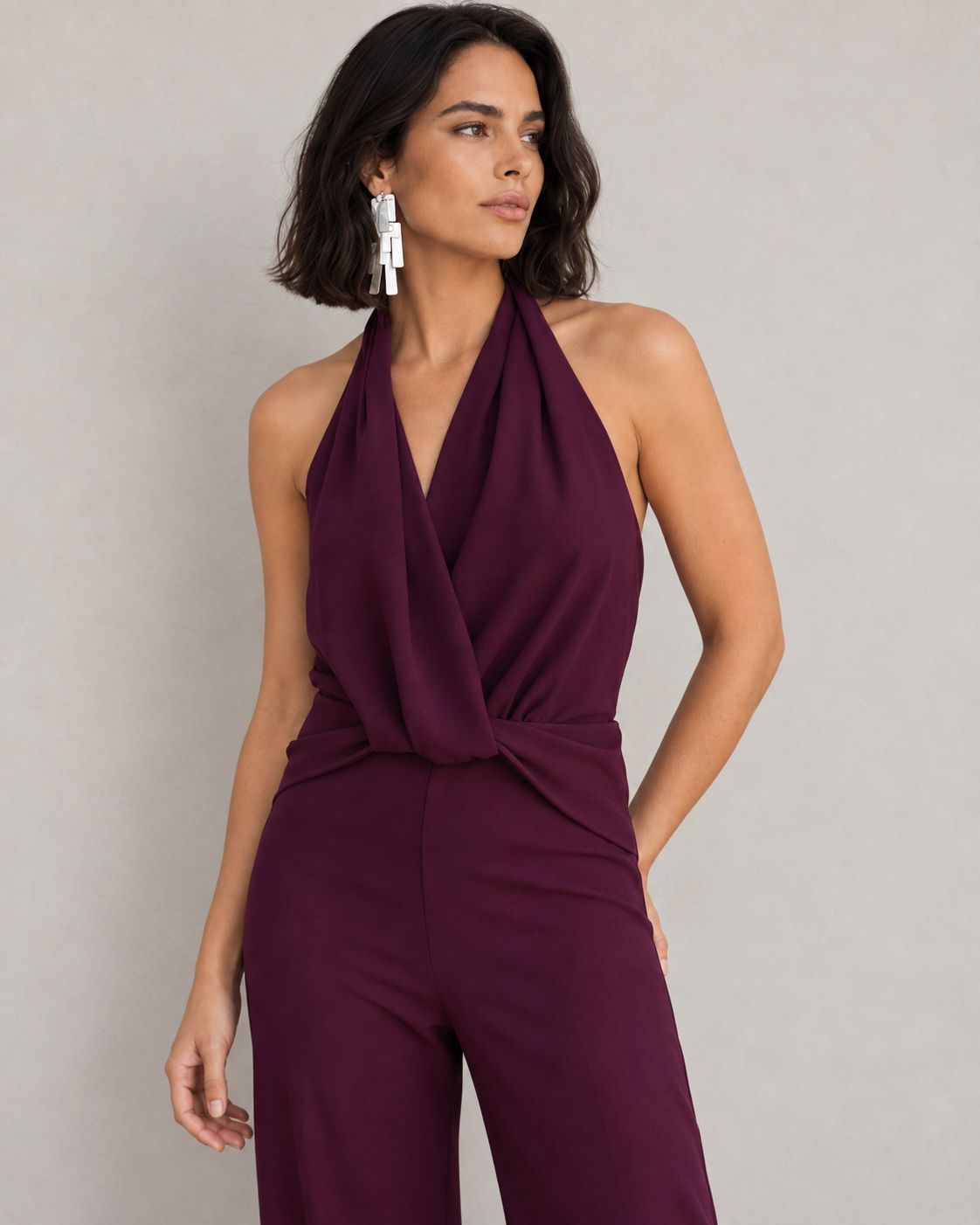 Halter Knot Jumpsuit