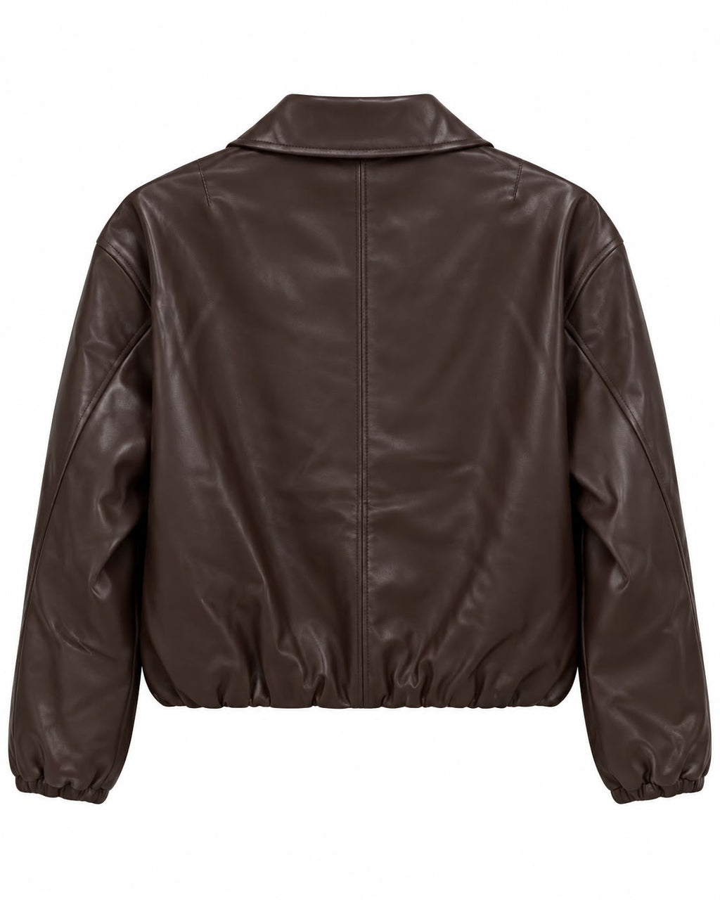 Chaqueta Efecto Piel con Cremallera