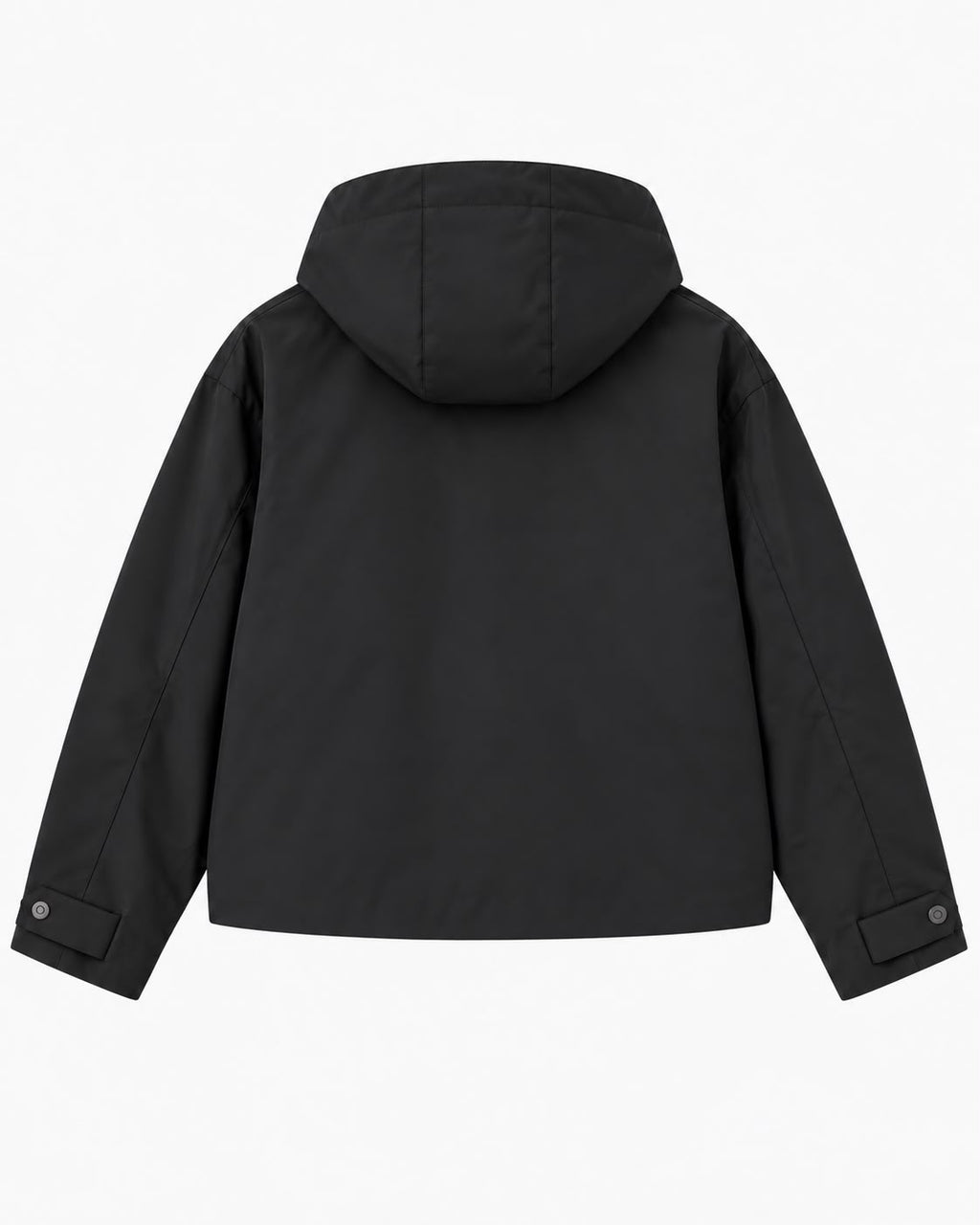 Chaqueta Waterproof Negro con Capucha
