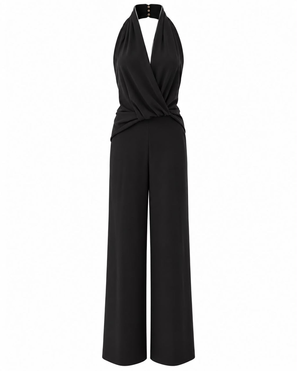 Mono Halter Negro con Espalda Abierta